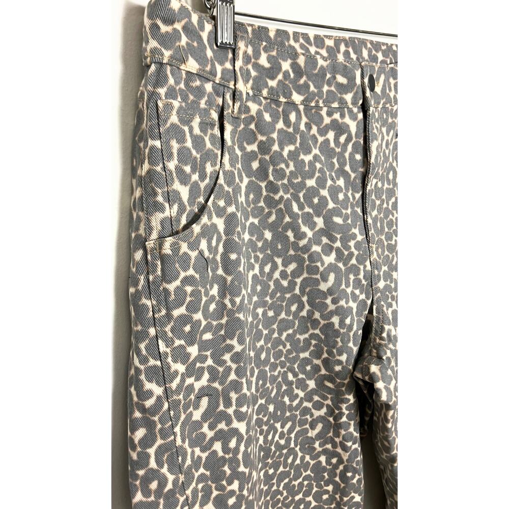 Brown Leopard Print 90s Relaxed Straight Jeans Wild Fable Size XL - Picture 3 of 5